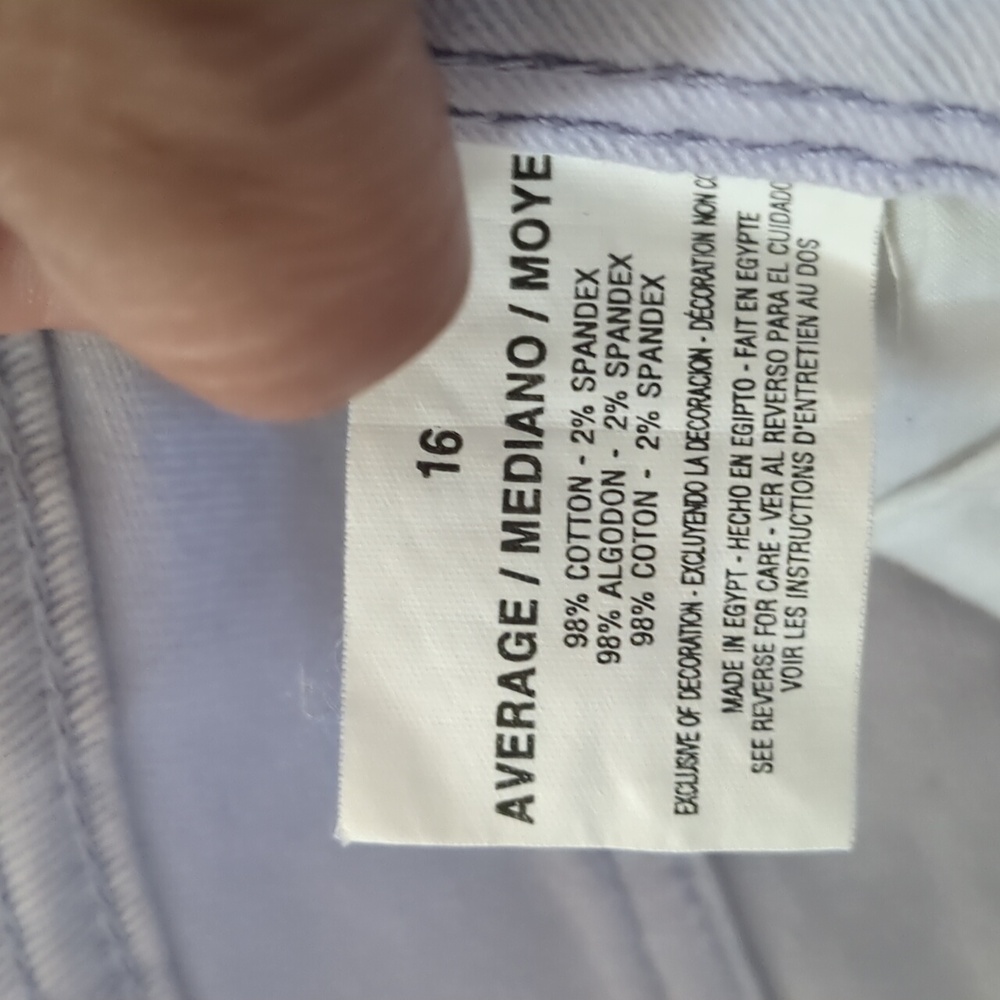 Lavender Straight-Leg Jeans size 16 - Picture 3 of 6